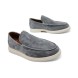 Мужские лоферы Hugo Boss Loafers Suede Light Grey