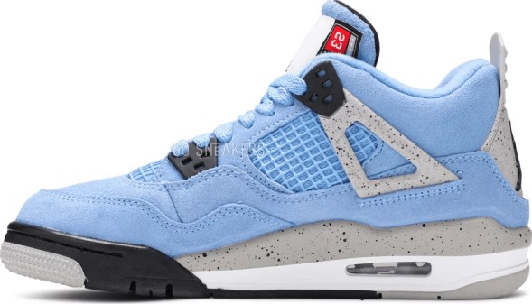 Унисекс кроссовки Nike Air Jordan 4 Retro GS &amp;#039;University Blue&amp;#039;