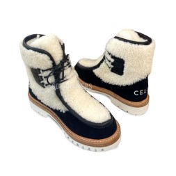 Celine Winter Woman Black White