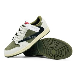 Travis Scott x Nike Air Jordan 1 Medium Olive Unisex