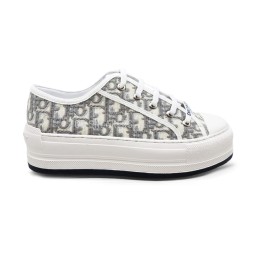 Dior Woman White Grey Platform