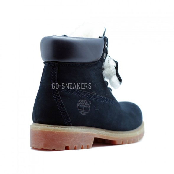 Женские ботинки с мехом Timberland New Navy