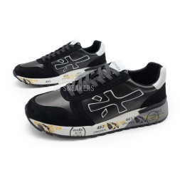 Premiata 483 Man Leather/Suede Black
