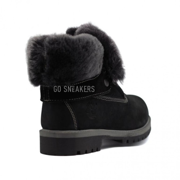 Женские ботинки с мехом Timberland Teddy Albina Black