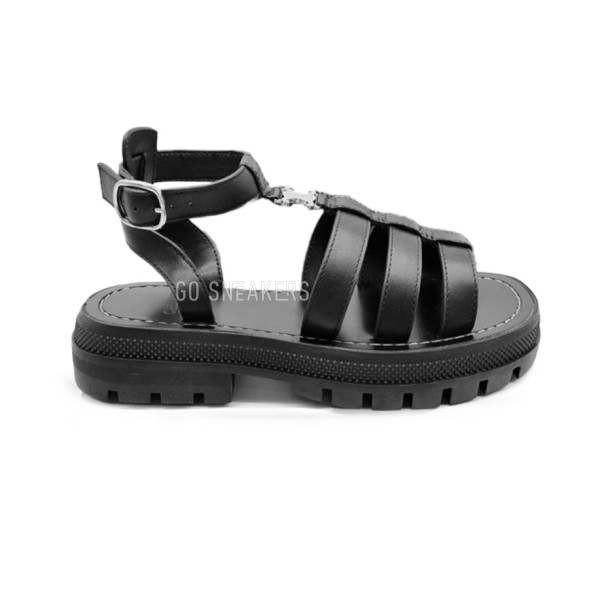 Женские босоножки Celine Sandals Black/Silver