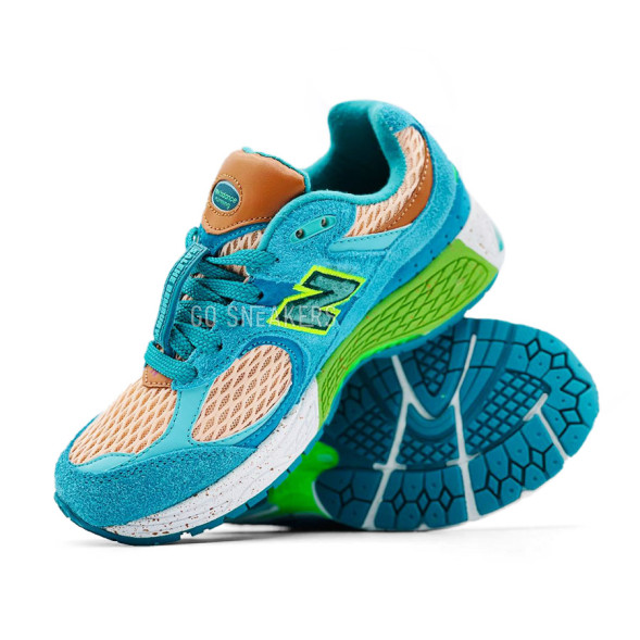 Унисекс кроссовки Ganni X New Balance 2002R Emerald