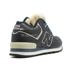New Balance Женские 574 High-top Navy Leather