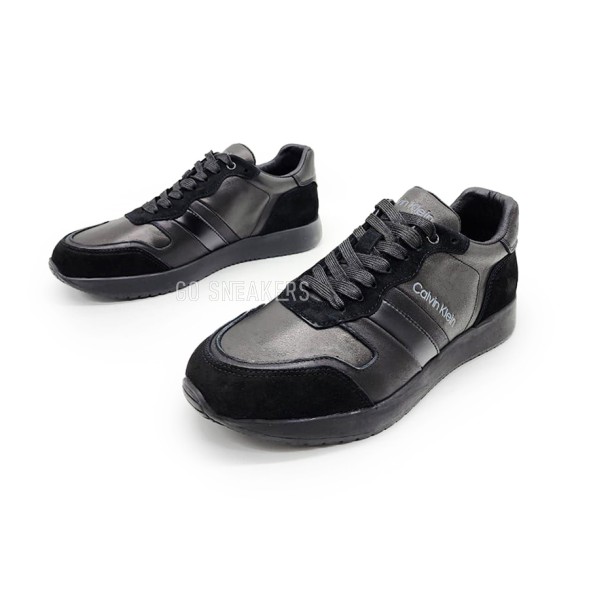 Унисекс кроссовки Calvin Klein Suede Leather Black