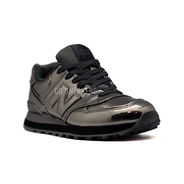 Женские кроссовки New Balance 574 Mirror Black