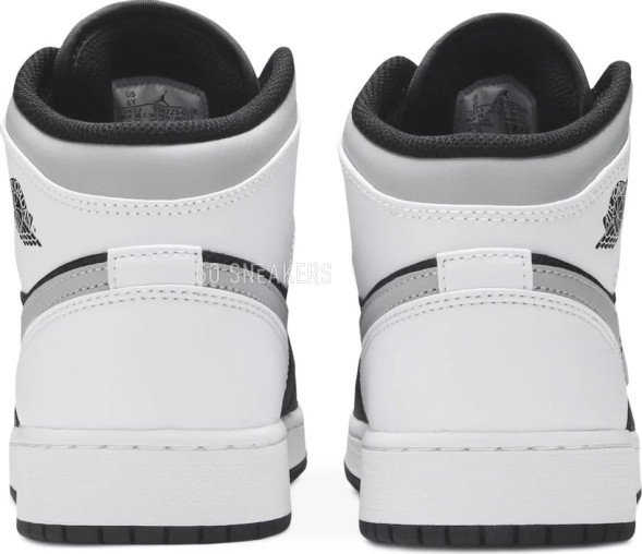 Женские кроссовки Nike Air Jordan 1 Mid GS &amp;#039;White Shadow&amp;#039;