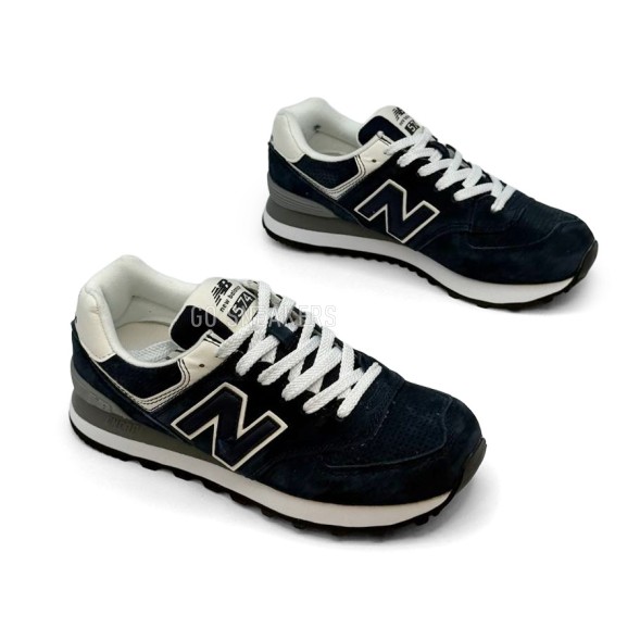 Женские кроссовки New Balance 574 Suede Woman Navy