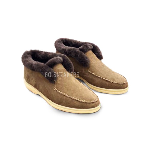 Унисекс ботинки Loro Piana Open Walk Chestnut/Black