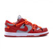 Мужские кроссовки Off-White x Nike Dunk Low University Red