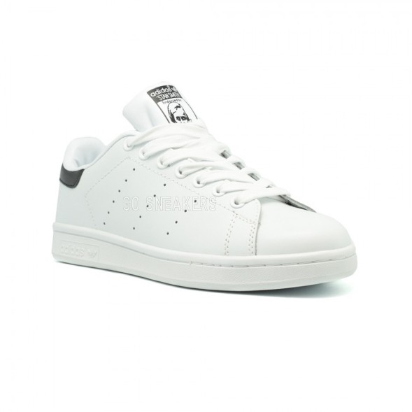 Женские кроссовки Adidas Stan Smith Leather White Black