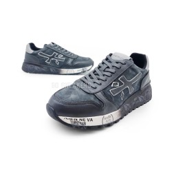 Premiata 483 Leather/Suede Grey Dark