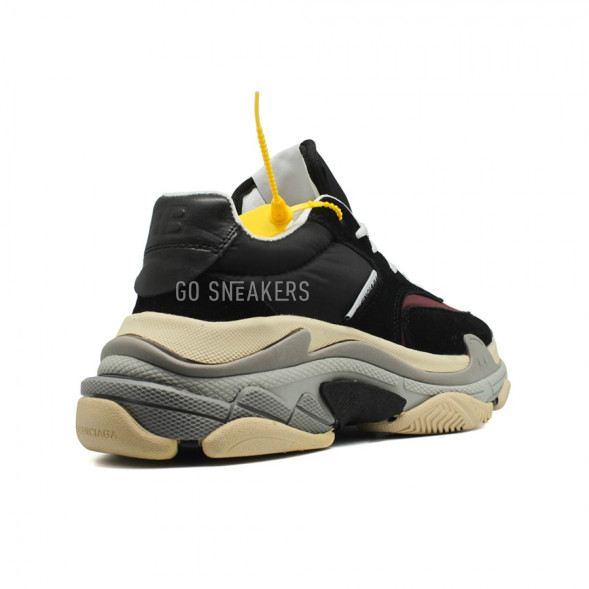 Мужские кроссовки Balensiaga Triple S 2.0 Satin Bordeaux