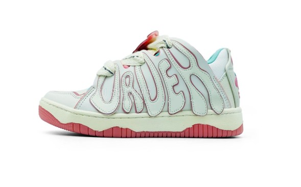 Унисекс кроссовки Kuromi x Old Order White/Coral