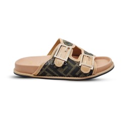 Fendi Flip-flops Double Brown/Olive