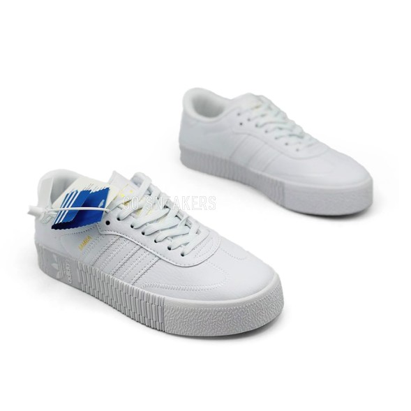 Женские кеды Adidas Originals Samba Leather White