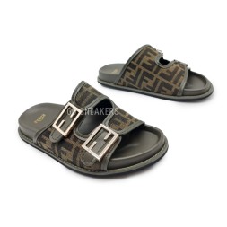 Fendi Flip-flops Double Olive