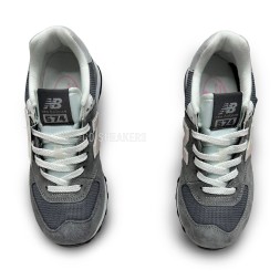 New Balance 574 Suede Grey/Pink
