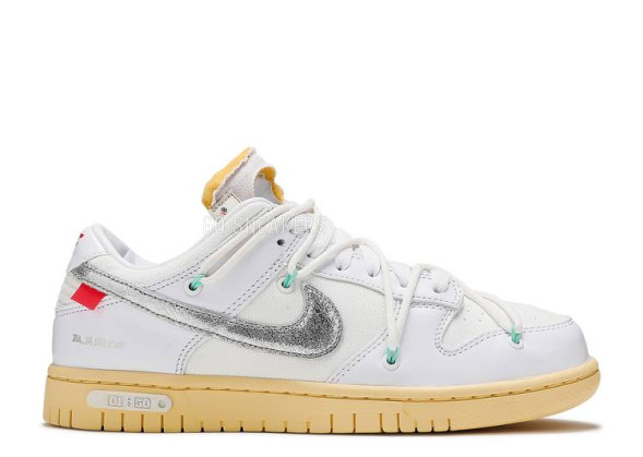 Унисекс кроссовки Nike Dunk Low Off-white Lo 01 Of 50