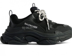 Balenciaga Triple S Clear Sole Black