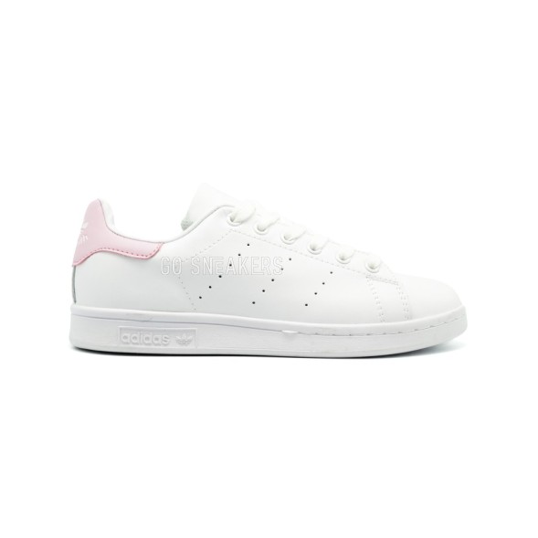 Женские кроссовки Adidas Stan Smith White-Pink