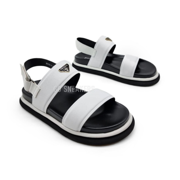 Мужские сандалии Prada Sandals White