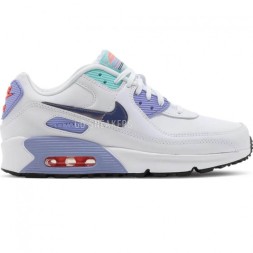 Nike Air Max 90 SE 2 GS White Dark Purple Dust