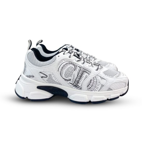 Женские кроссовки Dior Chrono White