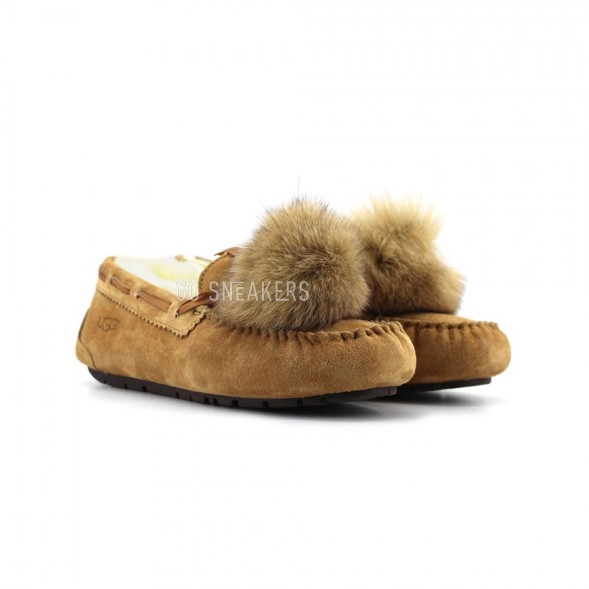 Женские мокасины Dakota Pom-Pom - Рыжие