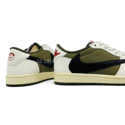 Travis Scott x Air Jordan 1 Low Olive Black Swoosh
